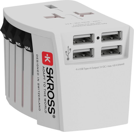 Skross 1302961 Úti adapter MUV USB (4xA)