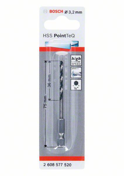 Bosch Accessories 2608577520 PointTeQ 1 db Spirálfúró 2. kép