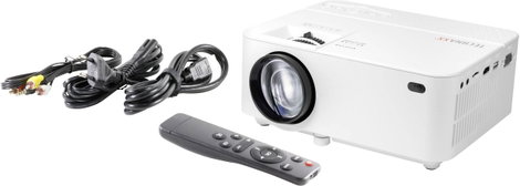 Technaxx Kivetítő TX-113 EEK A (A - G) LED Fényerő: 1800 lm 800 x 480 WXGA 2000 : 1 Fehér 9. kép
