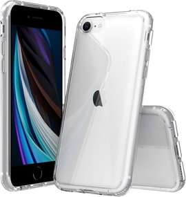 JT Berlin Pankow Clear Hátlap Apple iPhone SE (2020), iPhone 8, iPhone 7 Átlátszó Induktív töltés