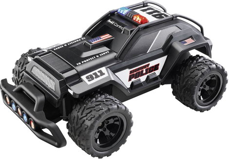Revell Highway Police Fekete RC modellautó Elektro Bevetési jármű RtR 2,4 GHz