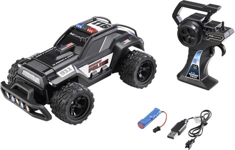 Revell Highway Police Fekete RC modellautó Elektro Bevetési jármű RtR 2,4 GHz 5. kép