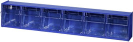 Allit 464440 Csuklós fedelű tárolók VarioPlus ProFlip 6 (Sz x Ma x Mé) 600 x 115 x 95 mm Kék, Átláts