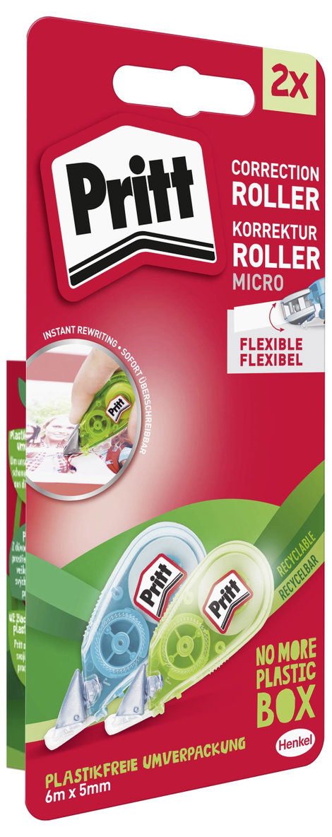 Pritt Korrekciós tekercs Fehér Tekercs szélessége (max.): 5 mm 2. kép