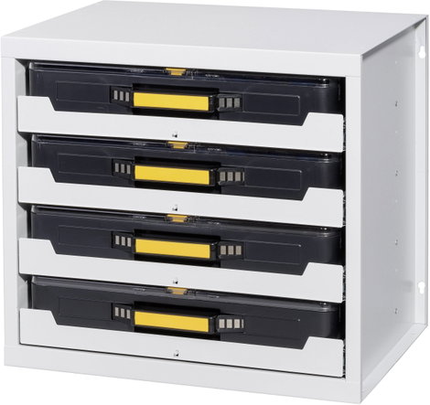 Allit 455805 Ház, fiókrendszerhez EuroPlus Depot M (Sz x Ma x Mé) 380 x 465 x 505 mm Szürke 1 db 11. kép