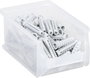 Allit 456261 Nyitott tárolódobozok ProfiPlus Box 2 (Sz x Ma x Mé) 100 x 75 x 160 mm Átlátszó 1 db 2. bélyegkép