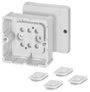 Hensel 6000037 Leágaztató doboz (H x Sz x Ma) 49 x 88 x 88 mm Élénk szürke (RAL 7035) 1 db bélyegkép