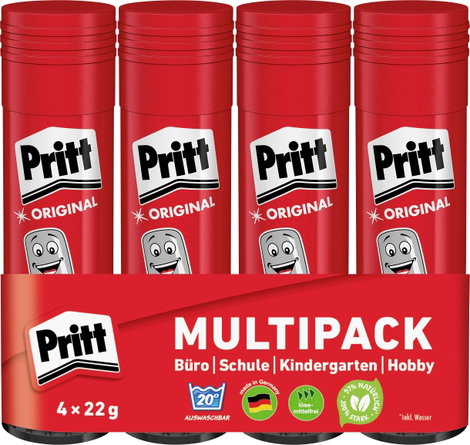 Pritt Ragasztóstift Klebestift Original Multipack 22 g PK6MP 4 db