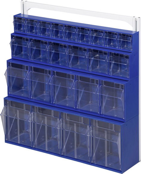 Allit 464550 Falra szerelhető készlet, csuklós fedelű tárolókhoz VarioPlus ProFlip WD 60 (Sz x Ma x  2. kép