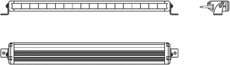 OSRAM Távolsági fényszóró LEDDL116-SP LEDDL116-SP LED elöl (H x Sz x Ma) 67 x 526 x 36 mm 9. kép