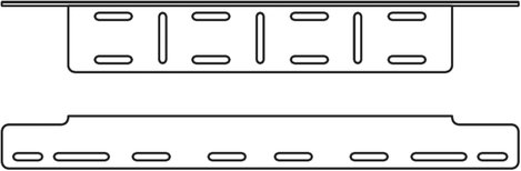 OSRAM Tartó LICENSE PLATE BRACKET AX LEDDL ACC 103 (Sz x Ma x Mé) 686 x 71 x 93 mm 5. kép