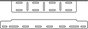 OSRAM Tartó LICENSE PLATE BRACKET AX LEDDL ACC 103 (Sz x Ma x Mé) 686 x 71 x 93 mm 5. bélyegkép