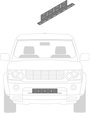 OSRAM Tartó LICENSE PLATE BRACKET AX LEDDL ACC 103 (Sz x Ma x Mé) 686 x 71 x 93 mm 6. bélyegkép