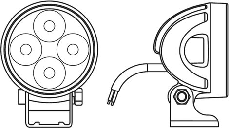 OSRAM Távolsági fényszóró LEDDL119-WD LEDDL119-WD LED elöl (H x Sz x Ma) 83 x 65 x 108 mm 8. kép