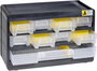 Allit 458080 Tárolószekrény VarioPlus Basic 15 (Sz x Ma x Mé) 300 x 190 x 135 mm Fekete, Sárga 1 db bélyegkép