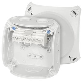Hensel 62000001 Leágaztató doboz (H x Sz x Ma) 62 x 93 x 93 mm Élénk szürke (RAL 7035) IP66 1 db
