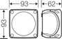 Hensel 62000001 Leágaztató doboz (H x Sz x Ma) 62 x 93 x 93 mm Élénk szürke (RAL 7035) IP66 1 db 2. bélyegkép