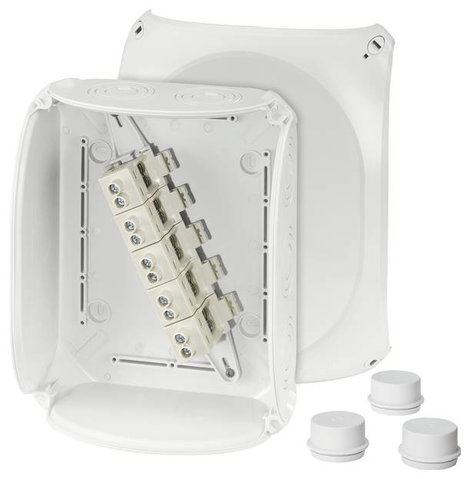 Hensel 62000016 Leágaztató doboz (H x Sz x Ma) 112 x 255 x 205 mm Élénk szürke (RAL 7035) IP65, IP55