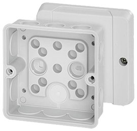 Hensel 6000043 Leágaztató doboz (H x Sz x Ma) 47 x 88 x 88 mm Élénk szürke (RAL 7035) IP55 1 db