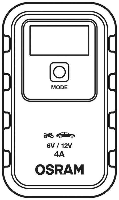 OSRAM OEBCS904 4052899620520 Automatikus töltő 6 V, 12 V 2 A, 4 A 2 A, 4 A 8. kép