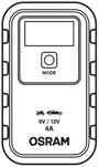 OSRAM OEBCS904 4052899620520 Automatikus töltő 6 V, 12 V 2 A, 4 A 2 A, 4 A 8. bélyegkép