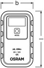 OSRAM OEBCS904 4052899620520 Automatikus töltő 6 V, 12 V 2 A, 4 A 2 A, 4 A 9. bélyegkép