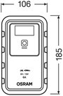 OSRAM OEBCS906 4052899620537 Automatikus töltő 6 V, 12 V 2 A, 6 A 2 A, 6 A 7. bélyegkép