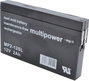 multipower MP2-12SL Ólomakku 12 V 2 Ah Ólom-vlies (AGM) (Sz x Ma x Mé) 148 x 90 x 20 mm 4,8 mm-es la bélyegkép