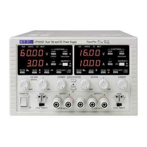 Aim TTi CPX200D Labortápegység, szabályozható 0 - 60 V/DC 0 - 10 A 360 W Kimenetek száma 2 x