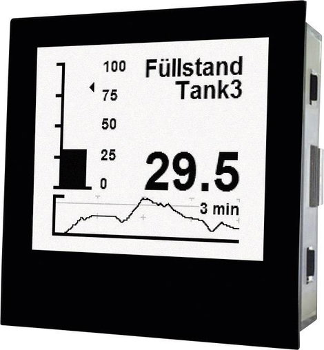 Grafikus DIN mérőműszer mellékellenálláshoz és analóg jelekhez, USB csatlakozó, TDE Instruments Diga 2. kép