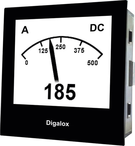 Grafikus DIN mérőműszer mellékellenálláshoz és analóg jelekhez, USB csatlakozó, TDE Instruments Diga 8. kép