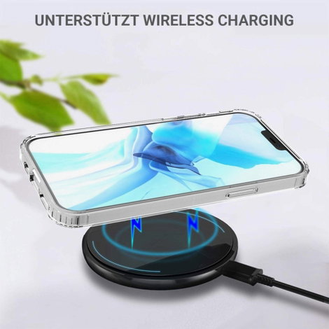 JT Berlin Pankow Clear Hátlap Apple iPhone 12, iPhone 12 Pro Átlátszó Induktív töltés 2. kép