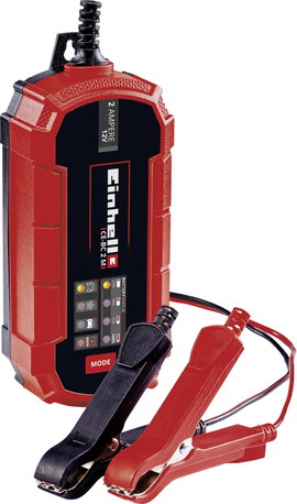 Mikroprocesszor vezérléső autóakku töltő 6 V/1 A, 12 V/2 A, Einhell CE-BC 2 M 1002215