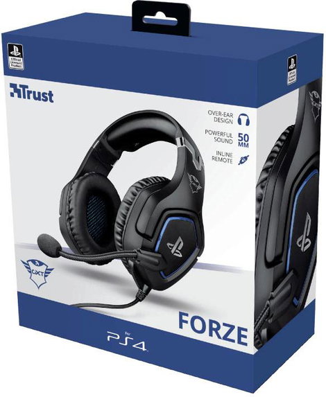 Trust GXT 488 FORZE Gamer Over Ear headset Vezetékes Stereo Fekete mikrofon zajelnyomás Mikrofon ném 10. kép