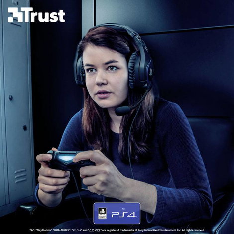 Trust GXT 488 FORZE Gamer Over Ear headset Vezetékes Stereo Fekete mikrofon zajelnyomás Mikrofon ném 11. kép