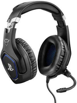 Trust GXT 488 FORZE Gamer Over Ear headset Vezetékes Stereo Fekete mikrofon zajelnyomás Mikrofon ném