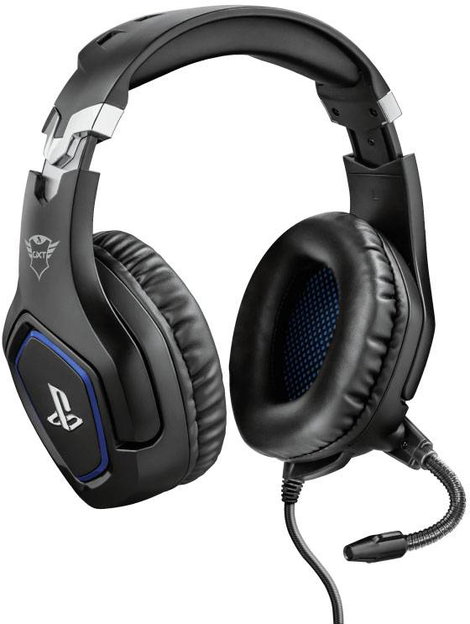 Trust GXT 488 FORZE Gamer Over Ear headset Vezetékes Stereo Fekete mikrofon zajelnyomás Mikrofon ném
