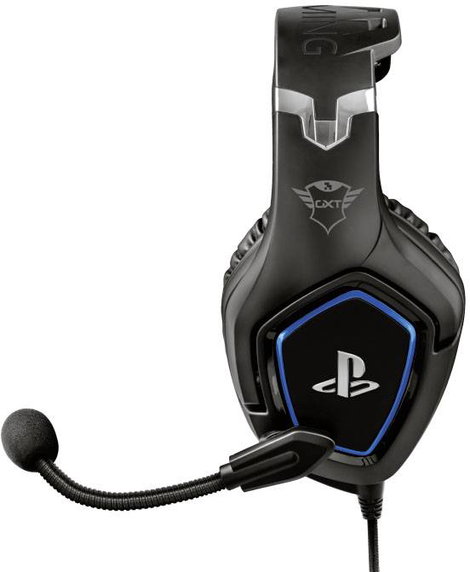 Trust GXT 488 FORZE Gamer Over Ear headset Vezetékes Stereo Fekete mikrofon zajelnyomás Mikrofon ném 4. kép