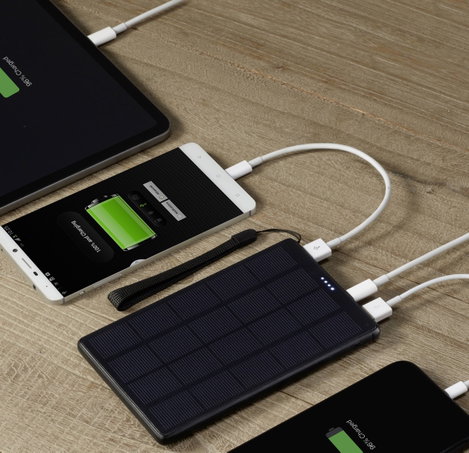 Napelemes powerbank 10 Ah, 400 mA napelemes töltőáram, Voltcraft SL-100VC 10. kép