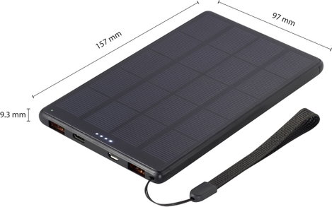 Napelemes powerbank 10 Ah, 400 mA napelemes töltőáram, Voltcraft SL-100VC 11. kép