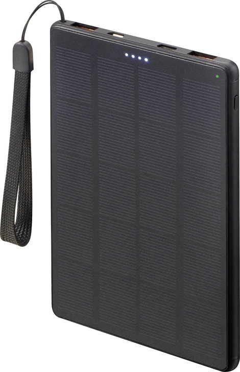 Napelemes powerbank 10 Ah, 400 mA napelemes töltőáram, Voltcraft SL-100VC