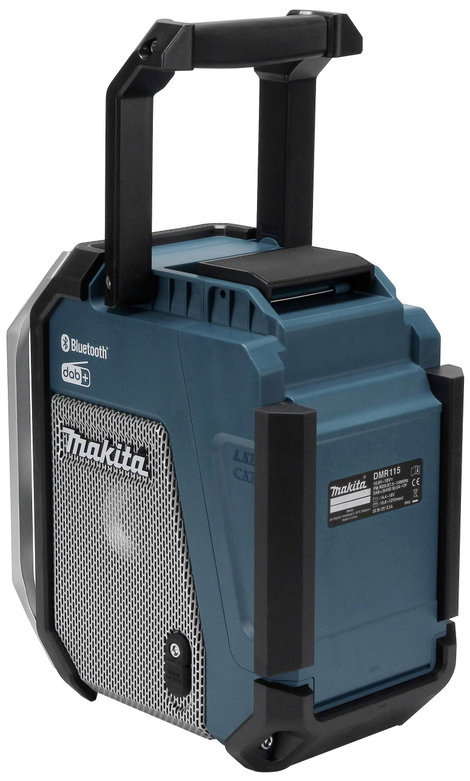 Makita Építkezési rádió DAB, DAB+ AUX, Bluetooth®, USB Fröccsenő víz ellen védett, ütésálló Türkiz, 3. kép