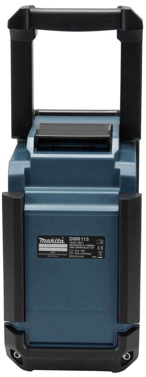 Makita Építkezési rádió DAB, DAB+ AUX, Bluetooth®, USB Fröccsenő víz ellen védett, ütésálló Türkiz, 4. kép