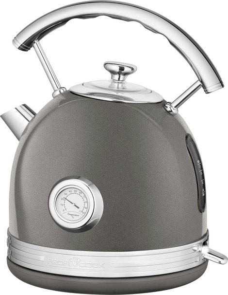 Profi Cook PC-WKS 1192 Vízforraló Zsinór nélküli Nemesacél, Antracit
