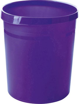HAN GRIP 18190-57 Papírkosár 18 l (Ø x Ma) 312 mm x 350 mm Polipropilén Lila 1 db