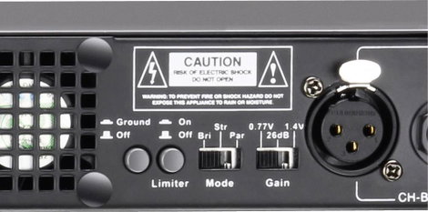 LD Systems LDXS400 Nagy teljesítményű erősítő RMS teljesítmény kimeneti csatornánként 4 Ohm-nál: 200 6. kép