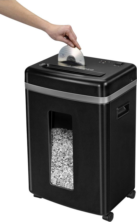 Fellowes Microshred™ 450M Iratmegsemmisítő Részecskevágás 2 x 12 mm 22 l Lapok száma (max.): 9 lap S 6. kép