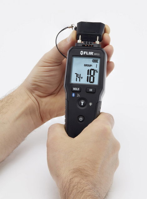 Beszúrós anyagnedvesség mérő, FLIR MR55 8. kép