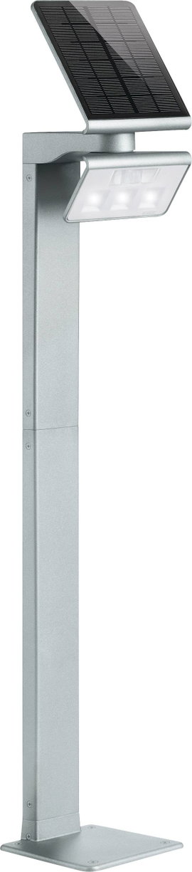 Steinel 671211 Xsolar GL-S Napelemes kültéri állólámpa mozgásjelzővel 1.2 W Semleges fehér Ezüst