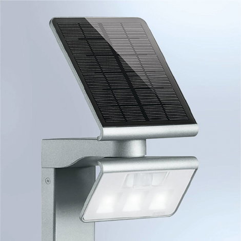 Steinel 671211 Xsolar GL-S Napelemes kültéri állólámpa mozgásjelzővel 1.2 W Semleges fehér Ezüst 3. kép